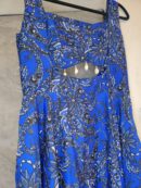 Green Floral Print Ethnic Costume