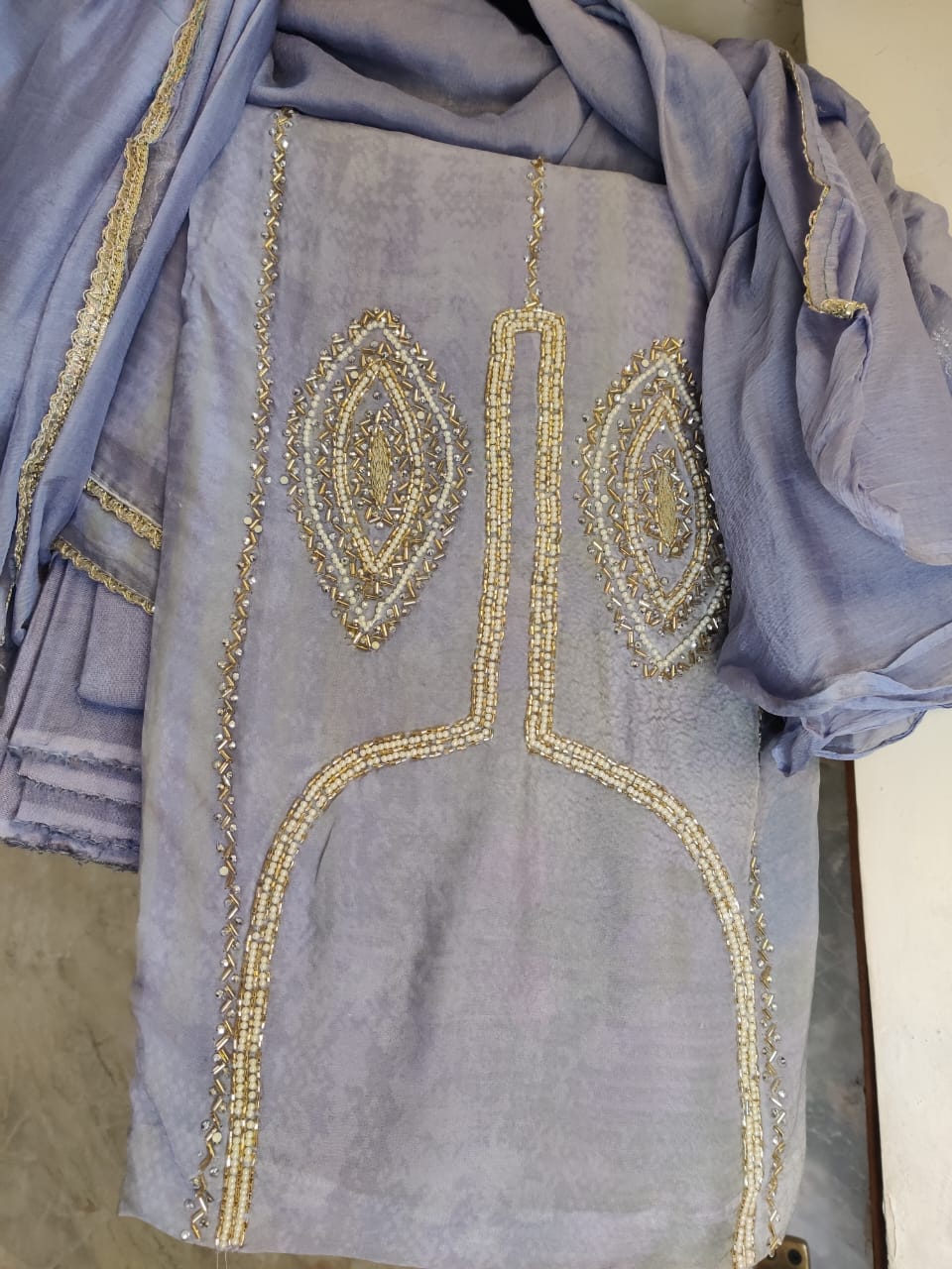 Purple Pine Tree Ethnic Costume