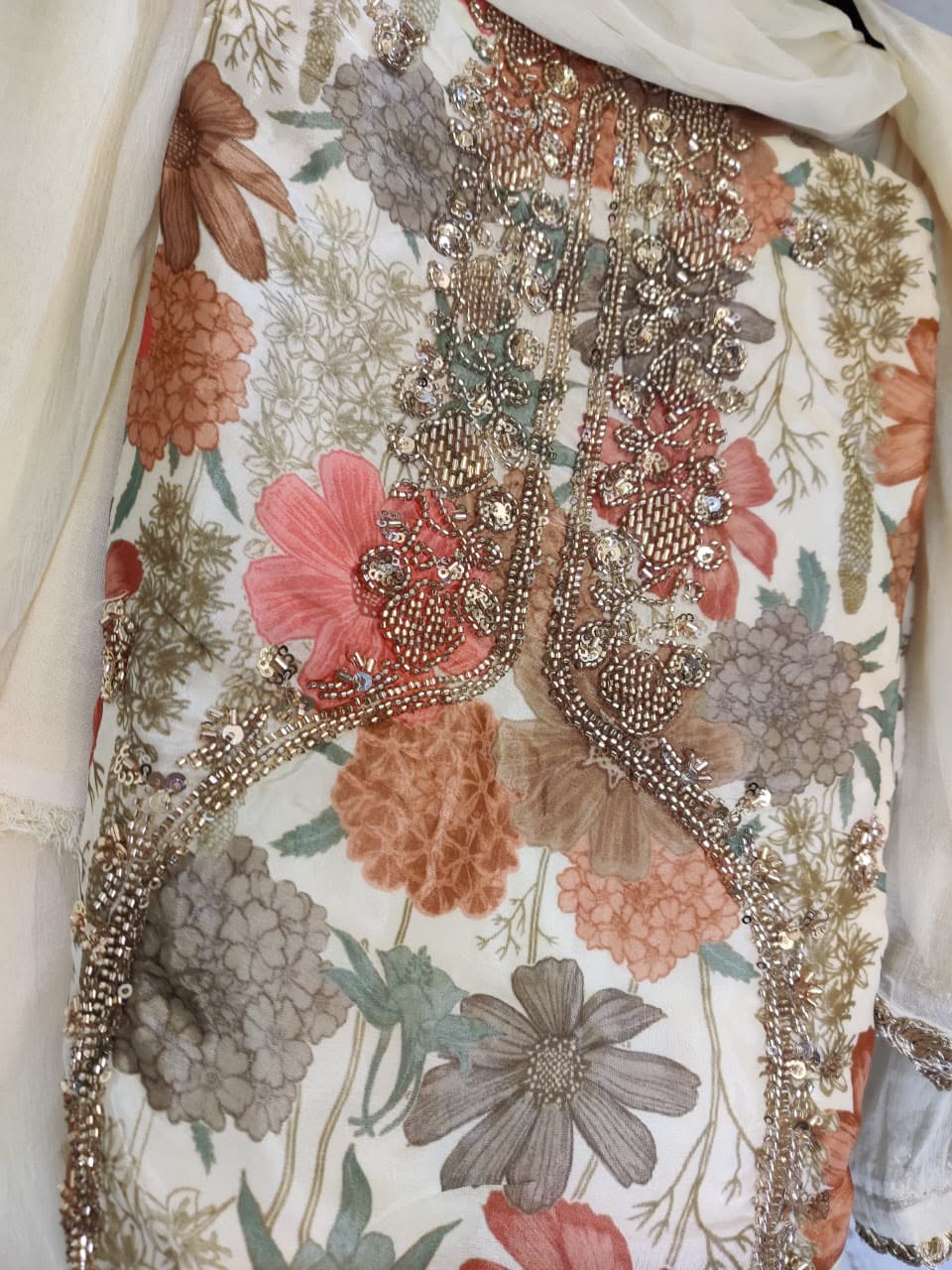 Floral Embroidered Premium Salwar Suit Set - Image 2
